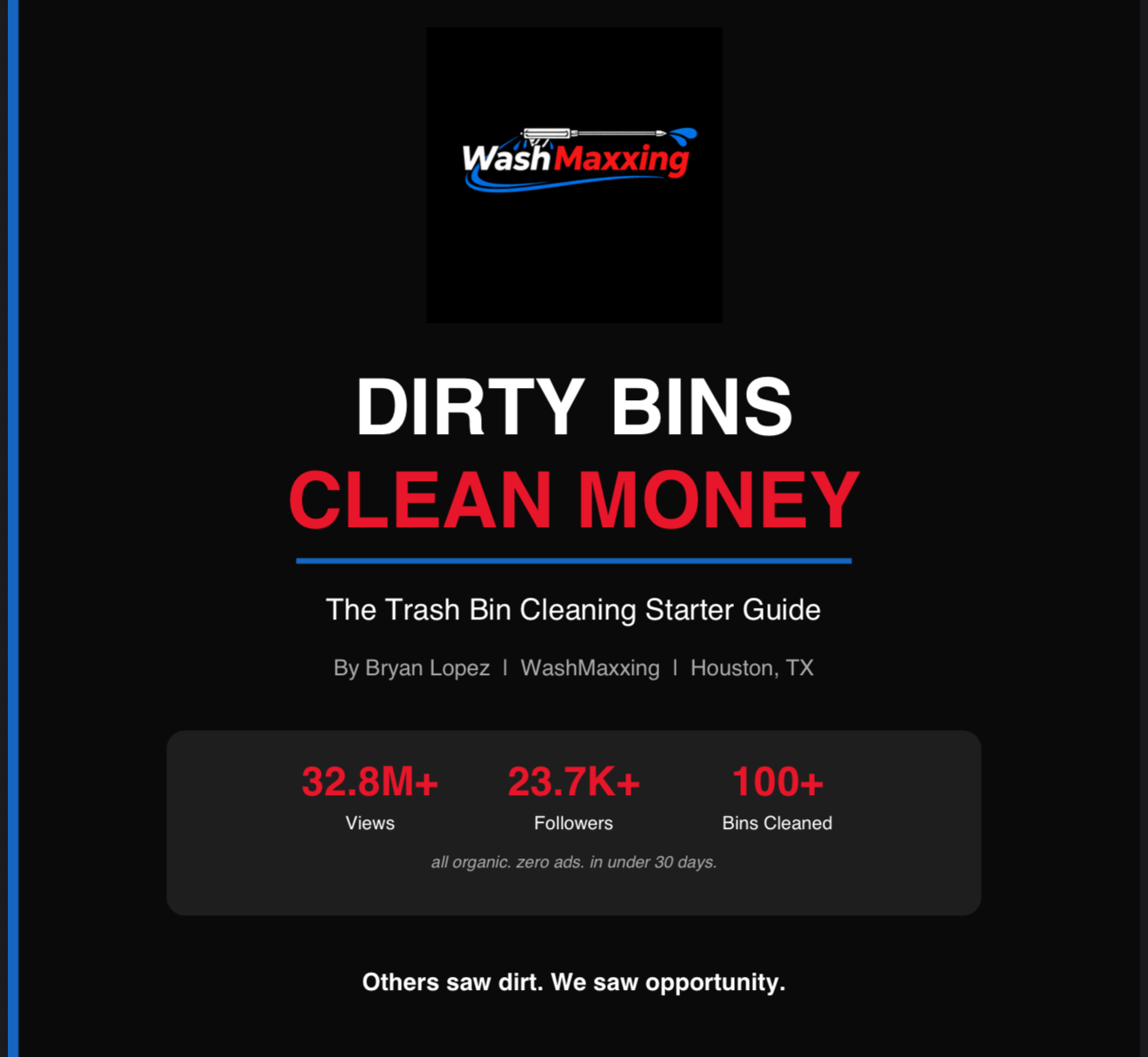 Dirty Bins Clean Money